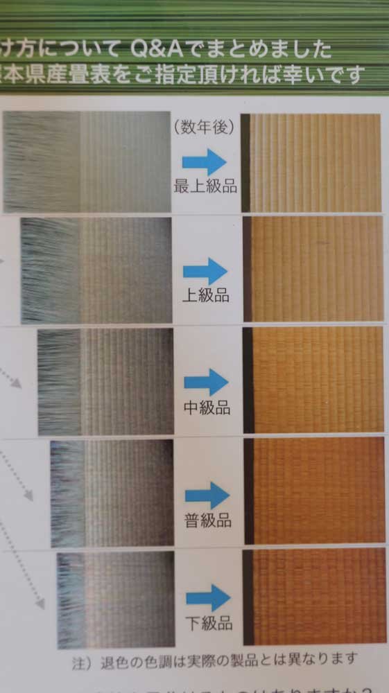 色の変化の比較